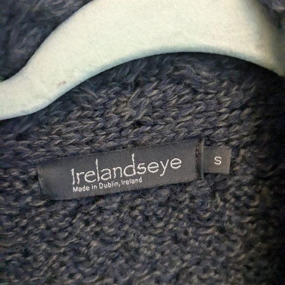Ireland's Eye Aran Pattern Waterfall Cardigan - Picture 5 of 6